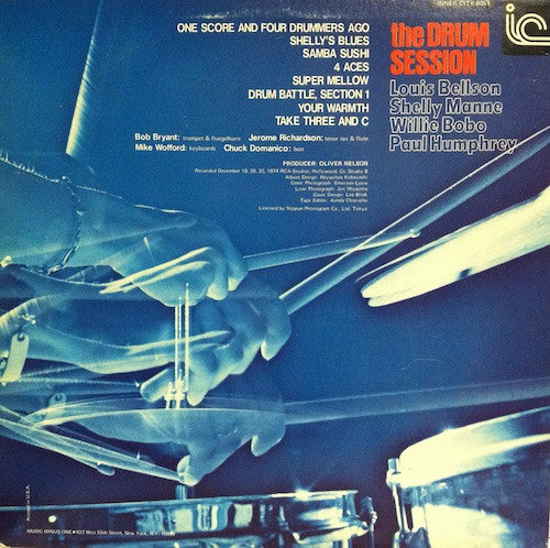Paul Humphrey • Shelly Manne • Willie Bobo • Louis Bellson : The Drum Session (LP, Album)