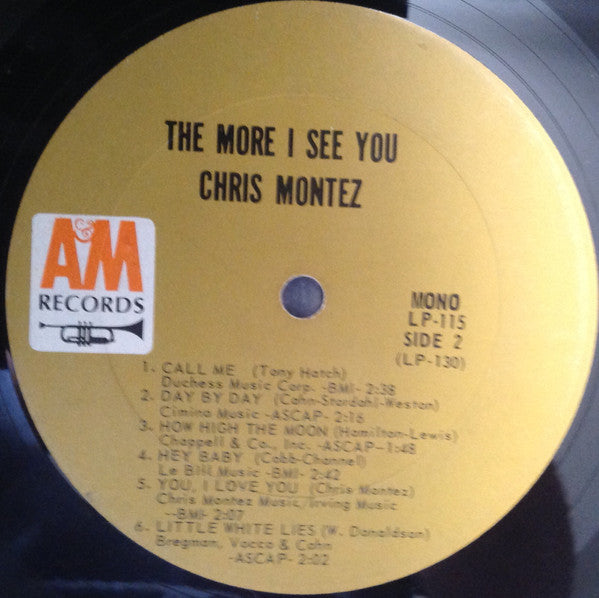 Chris Montez : The More I See You (LP, Album, Mono)