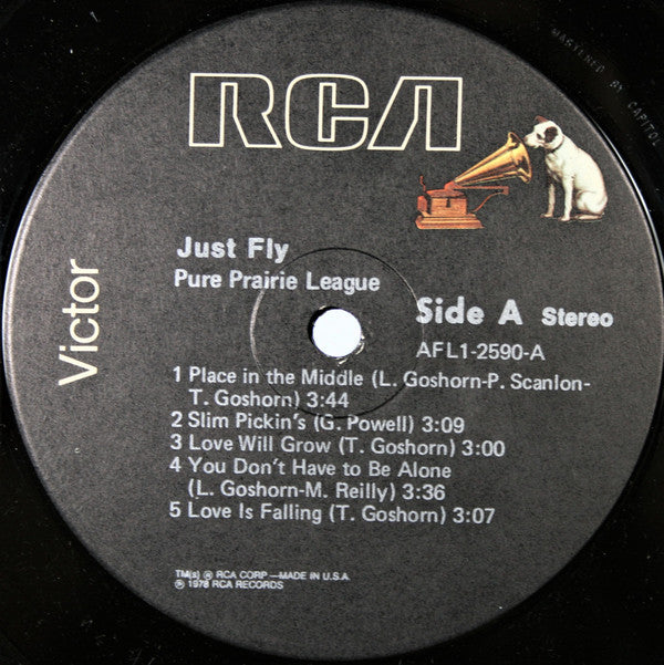 Pure Prairie League : Just Fly (LP, Album)