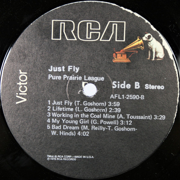 Pure Prairie League : Just Fly (LP, Album)