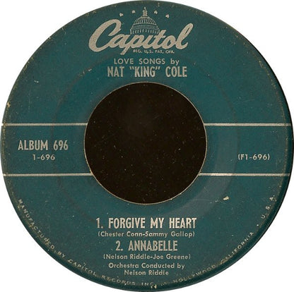 Nat "King" Cole* : Love Songs By Nat "King" Cole (Part 1) (7", EP)