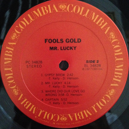 Fools Gold : Mr. Lucky (LP, Album, Ter)