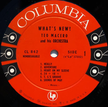 Teo Macero / Robert Prince : What's New? (New Jazz From Teo Macero And Bob Prince) (LP, Album)