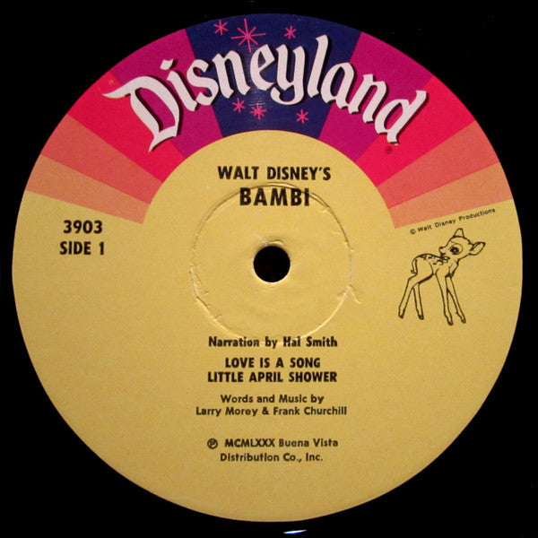 Hal Smith : Walt Disney's Story And Songs From Bambi (LP, Gat)