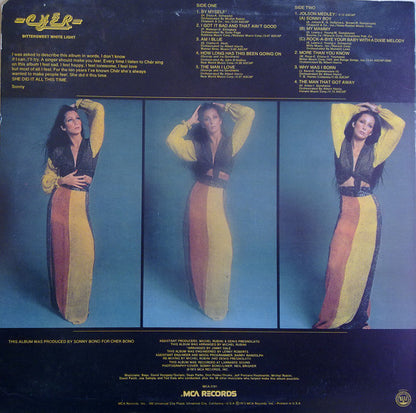 Cher : Bittersweet White Light (LP, Album, Pin)