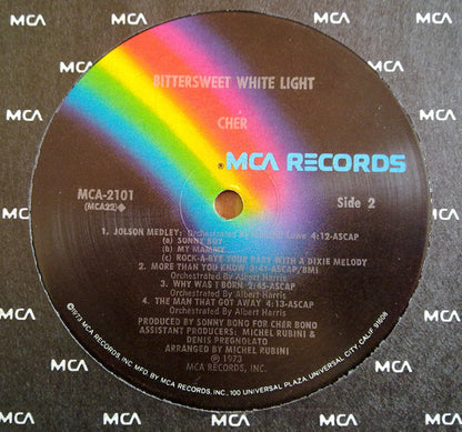 Cher : Bittersweet White Light (LP, Album, Pin)