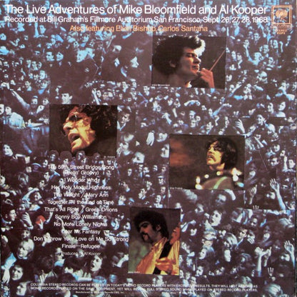 Mike Bloomfield & Al Kooper : The Live Adventures Of Mike Bloomfield And Al Kooper (2xLP, Album)