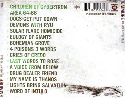 Emmure : Speaker Of The Dead (CD, Album)