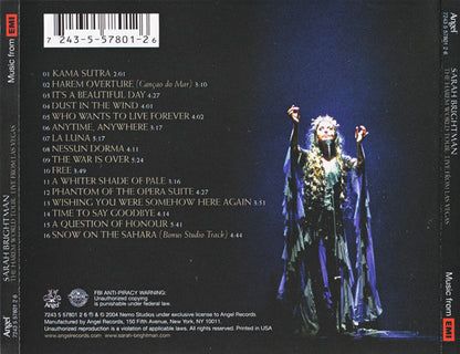Sarah Brightman : The Harem World Tour: Live From Las Vegas (CD, Album)