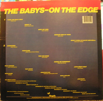 The Babys : On The Edge (LP, Album)
