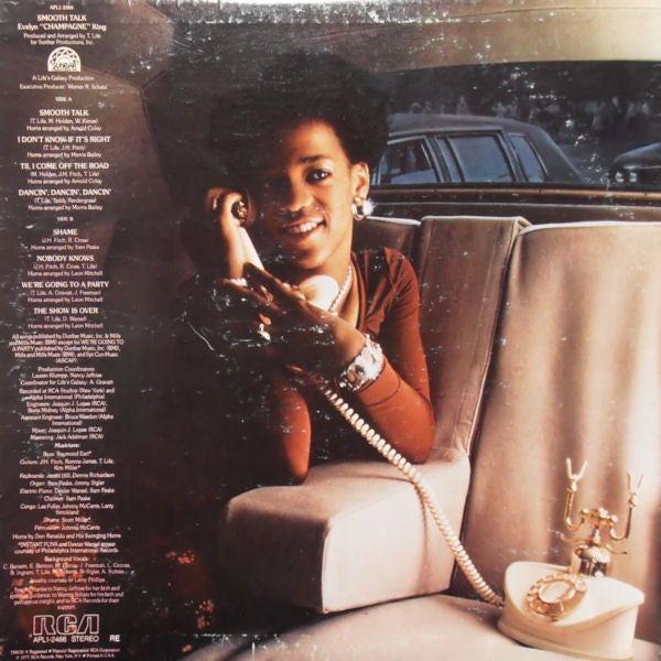 Evelyn "Champagne" King* : Smooth Talk (LP, Album, Ind)