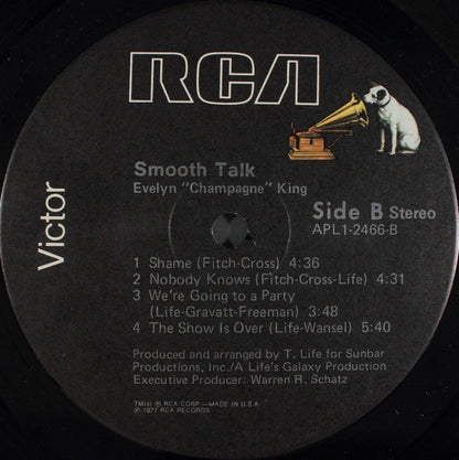Evelyn "Champagne" King* : Smooth Talk (LP, Album, Ind)