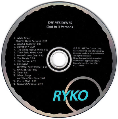 The Residents : God In Three Persons (CD, Album, Ame)