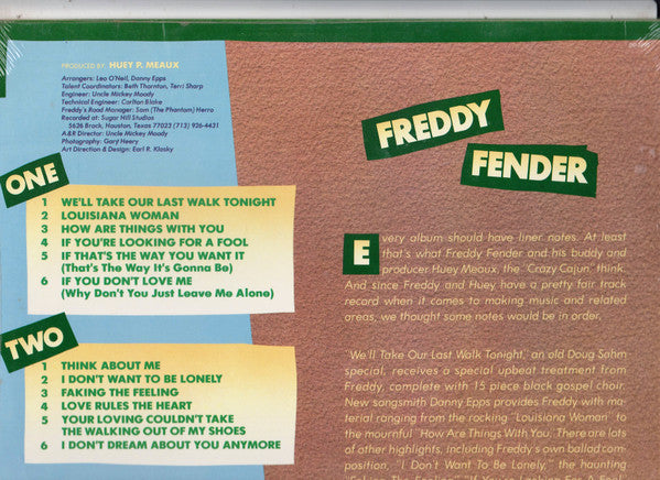 Freddy Fender (2) : If You Don't Love Me (LP, Album)