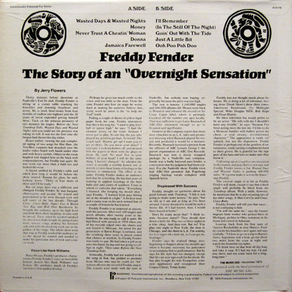 Freddy Fender (2) : The Story Of An "Overnight Sensation" (LP, Album, Kee)