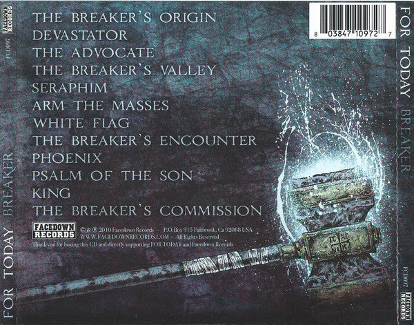 For Today : Breaker (CD, Album)