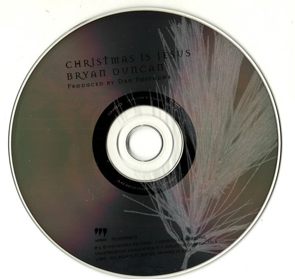 Bryan Duncan : Christmas Is Jesus (CD, Album)