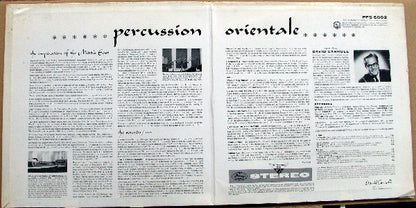 David Carroll & His Orchestra : Percussion Orientale: Musical Sounds Of The Middle East (LP, Album)