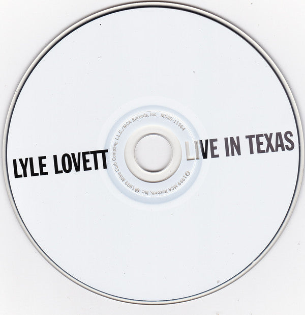 Lyle Lovett : Live In Texas (CD, Album)