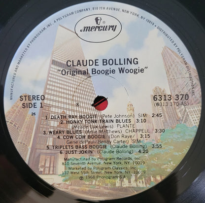 Claude Bolling : The Original Bolling Boogie (LP, Album, RE)