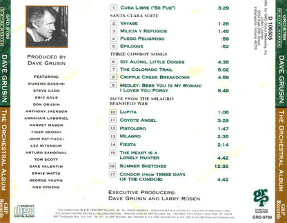 Dave Grusin : The Orchestral Album (CD, Album, Club)