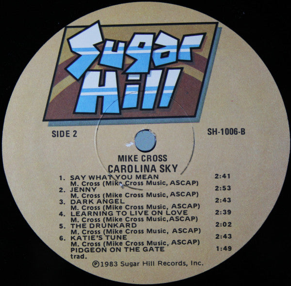 Mike Cross (4) : Carolina Sky (LP, Album)