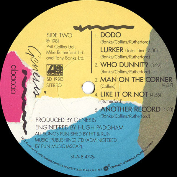 Genesis : Abacab (LP, Album, D)