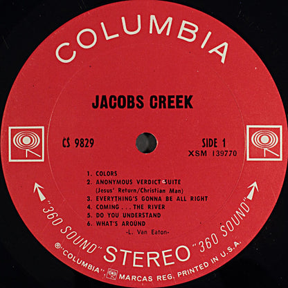 Jacobs Creek : Jacobs Creek (LP, Album, Ter)