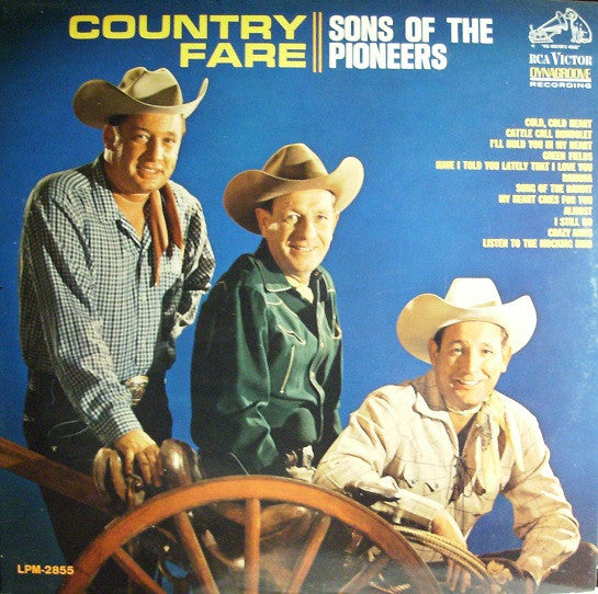 The Sons Of The Pioneers : Country Fare (LP, Album, Mono)