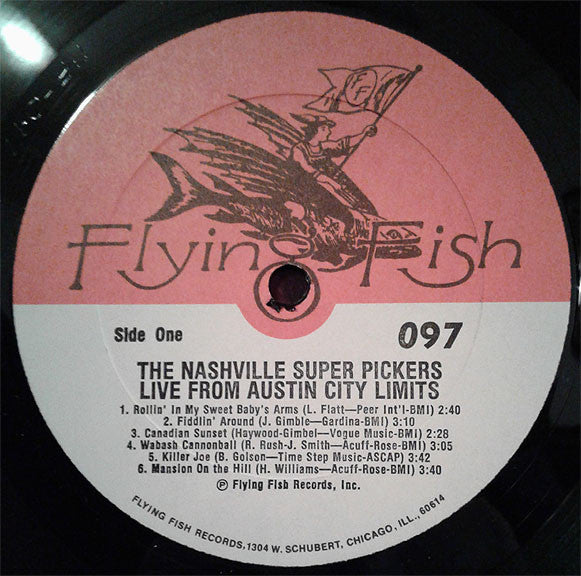 The Nashville Superpickers : Live From Austin City Limits (LP, Album)