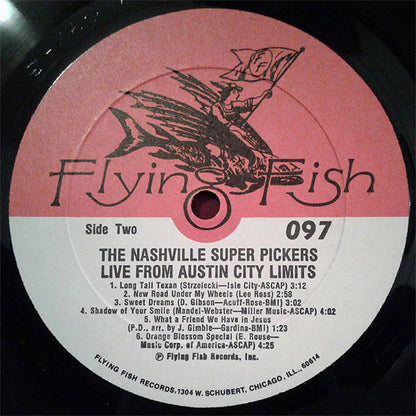 The Nashville Superpickers : Live From Austin City Limits (LP, Album)