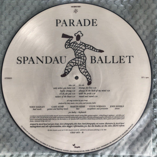 Spandau Ballet : Parade (LP, Album, Pic)