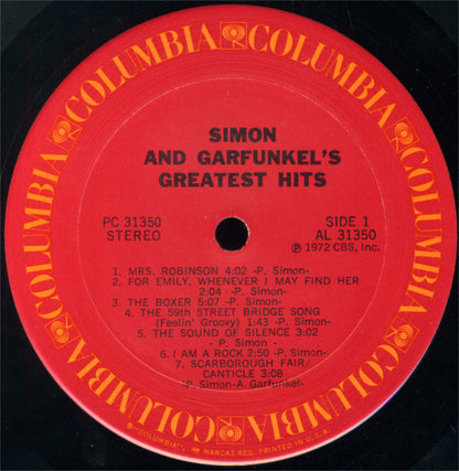 Simon & Garfunkel : Simon And Garfunkel's Greatest Hits (LP, Comp, RE, San)