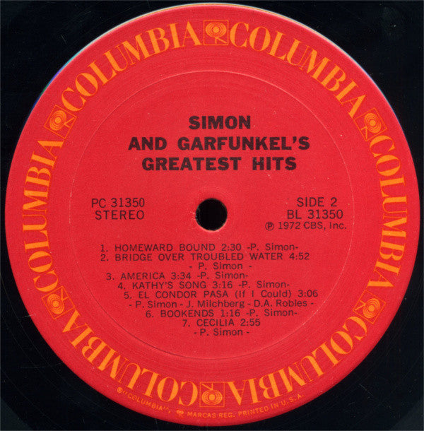 Simon & Garfunkel : Simon And Garfunkel's Greatest Hits (LP, Comp, RE, San)