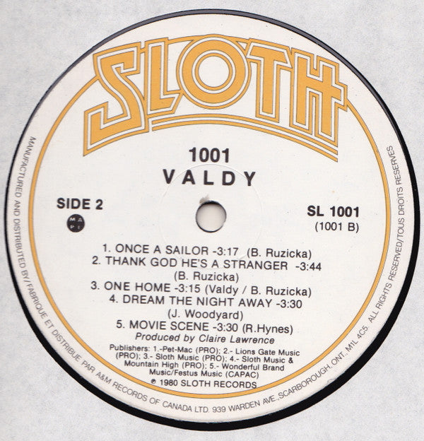 Valdy : 1001 (LP)
