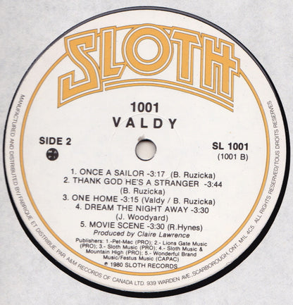Valdy : 1001 (LP)