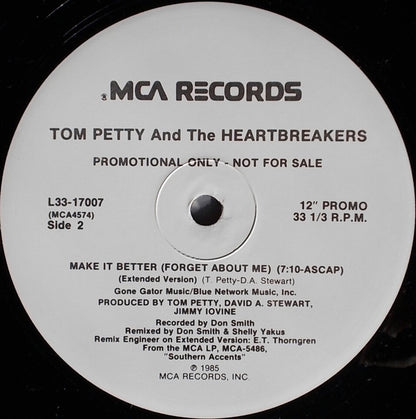 Tom Petty And The Heartbreakers : Make It Better (Forget About Me) (12", Single, Promo)