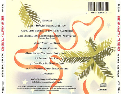 The Manhattan Transfer : The Christmas Album (CD, Album)