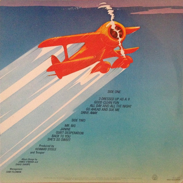 Trooper (4) : Flying Colors (LP, Album, Pin)