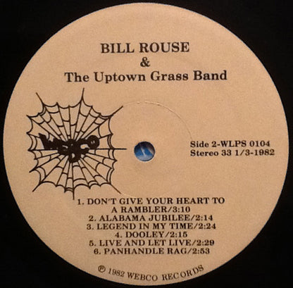 Bill Rouse & The Uptown Grass Band Featuring Special Guest Akira Otsuka : Waiting For The Sunrise (LP, Album)