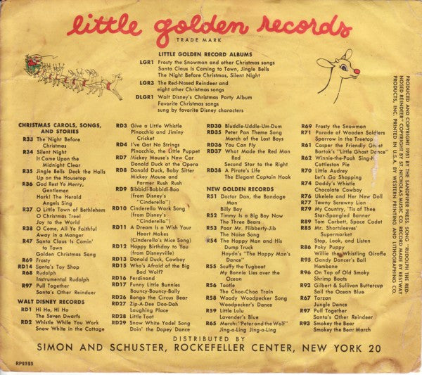 Michael Stewart (2), The Sandpipers (2), Mitchell Miller And Orchestra* : Rudolph The Red-Nosed Reindeer (6", Yel)