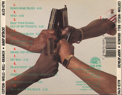 James Cotton, Junior Wells, Carey Bell, Billy Branch : Harp Attack! (CD, Album)