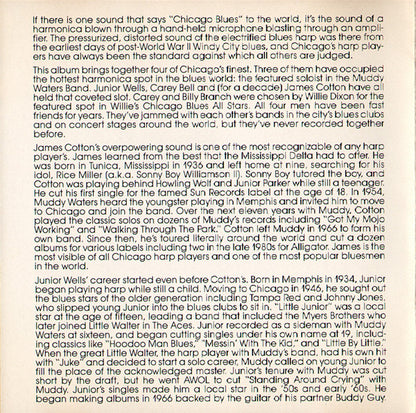 James Cotton, Junior Wells, Carey Bell, Billy Branch : Harp Attack! (CD, Album)