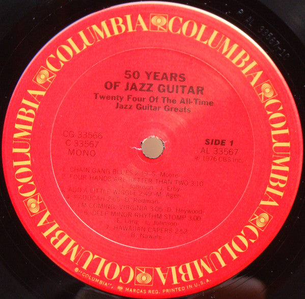 Various : 50 Years Of Jazz Guitar (2xLP, Album, Comp, Mono)