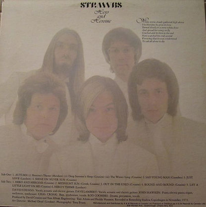 Strawbs : Hero And Heroine (LP, Album)