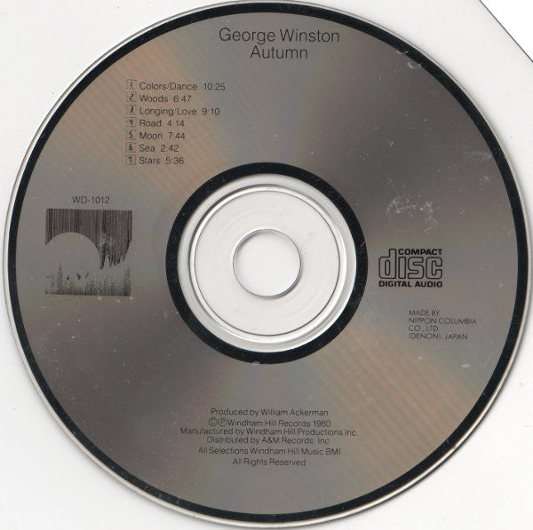 George Winston : Autumn (CD, Album)