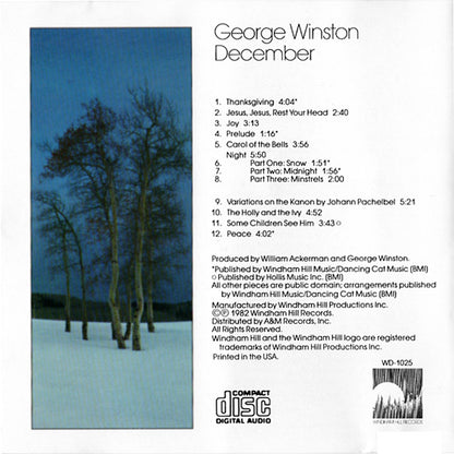 George Winston : December (CD, Album, RE)