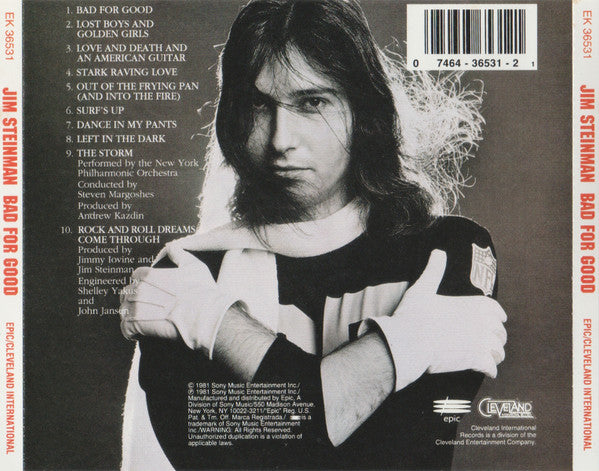 Jim Steinman : Bad For Good (CD, Album, RE)