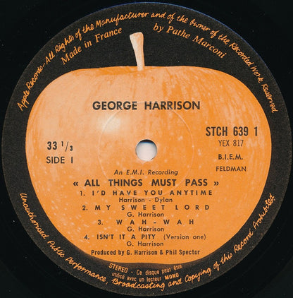George Harrison : All Things Must Pass (3xLP, Album + Box)