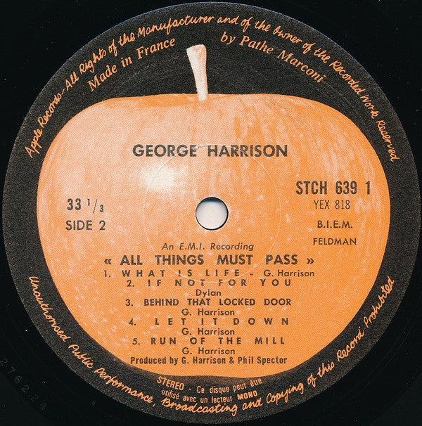 George Harrison : All Things Must Pass (3xLP, Album + Box)